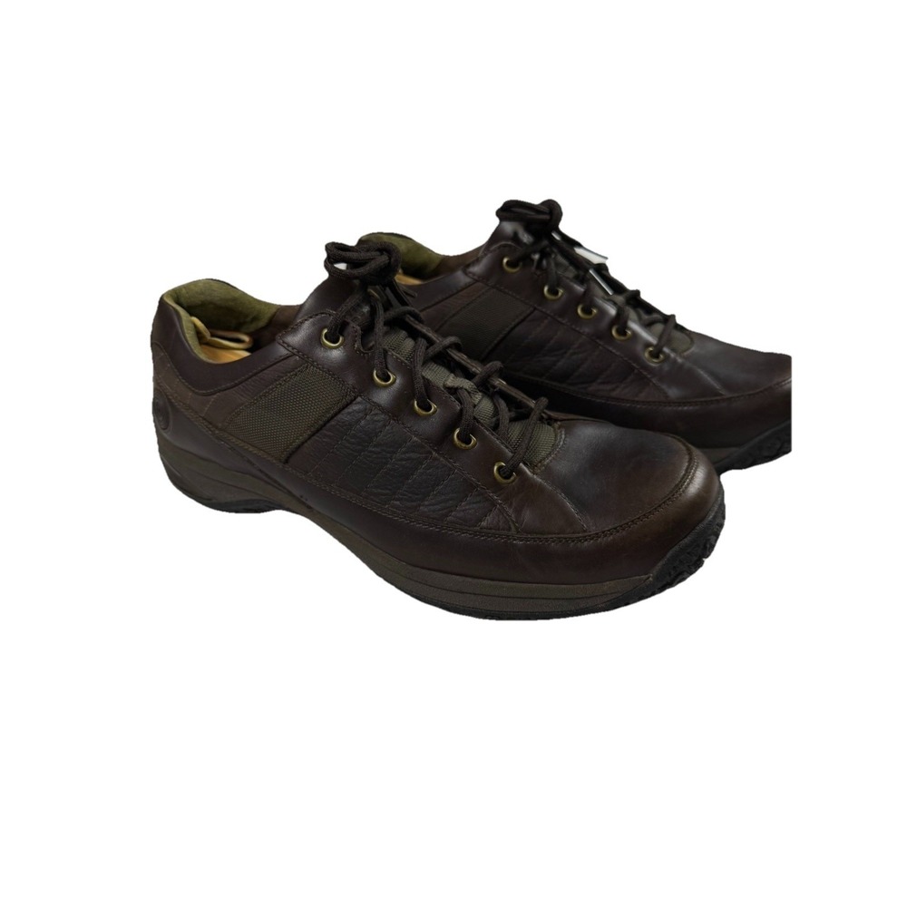 Dunham Waterproof Men's Leather Shoes Brown Lace Up Sz 15 Comfort UGG Insole - Picture 4 of 14